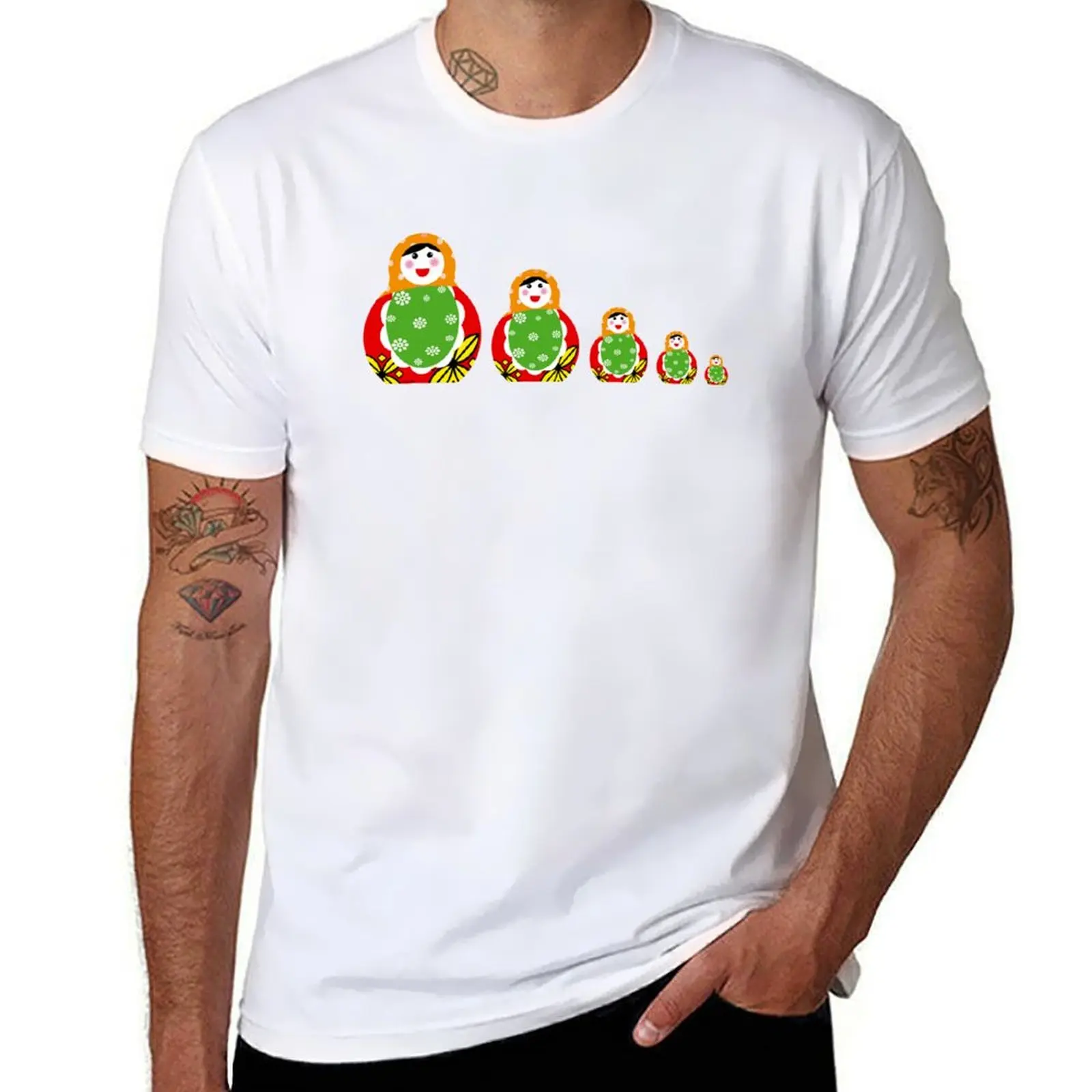 Cute Russian nesting dolls T-Shirt t shirts for man cotton man t shirt cotton high quality T-Shirt
Cute Russian nesting dolls T-Shirt t shirts for man cotton man t shirt cotton high quality T-Shirt