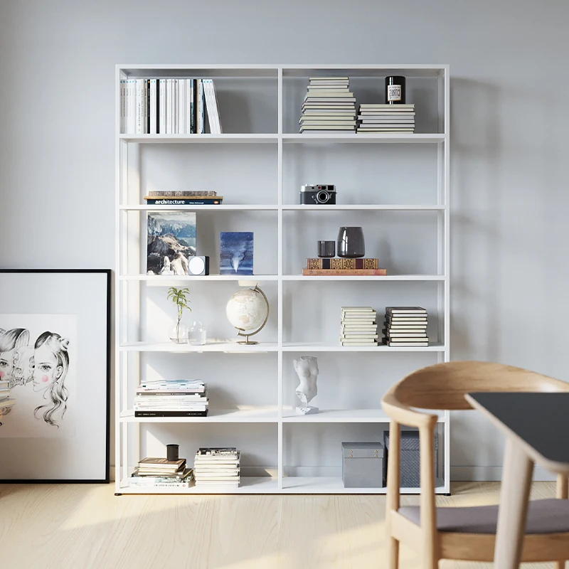 Wrought iron library floor rack office multi-layer display rack partition household bookcase
Wrought iron library floor rack office multi-layer display rack partition household bookcase