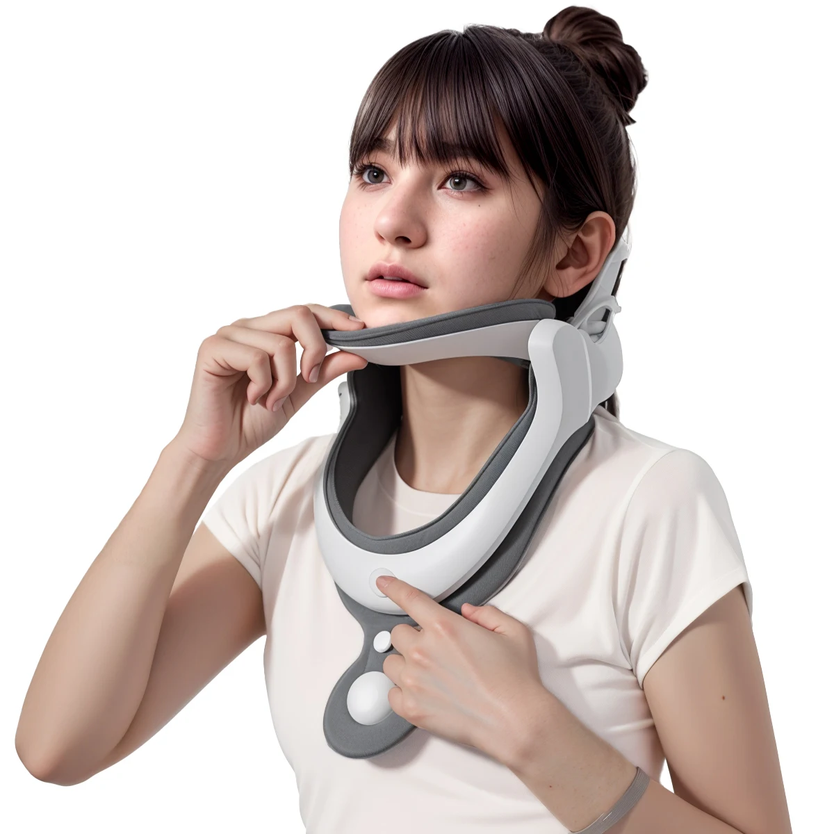 Cofoe Neck Traction Device Air sac Adjustable for Spine and Pain Adjustable Neck Stretcher Cervical Posture Corrector
Cofoe Neck Traction Device Air sac Adjustable for Spine and Pain Adjustable Neck Stretcher Cervical Posture Corrector