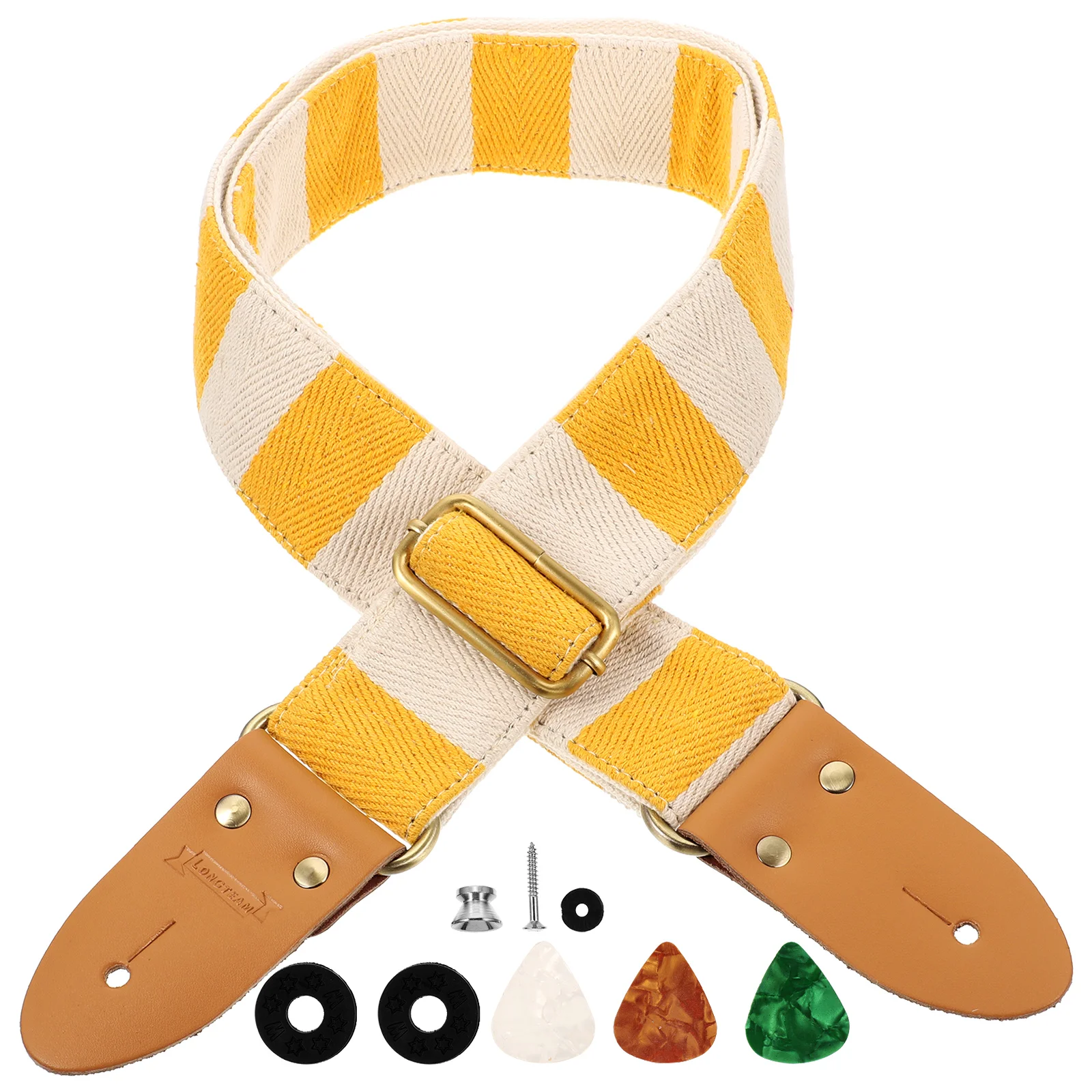 Guitar Strap Orange Yellow Adjustable Width Electric Acoustic Shoulder Belt Replacement Sling Practical
Guitar Strap Orange Yellow Adjustable Width Electric Acoustic Shoulder Belt Replacement Sling Practical