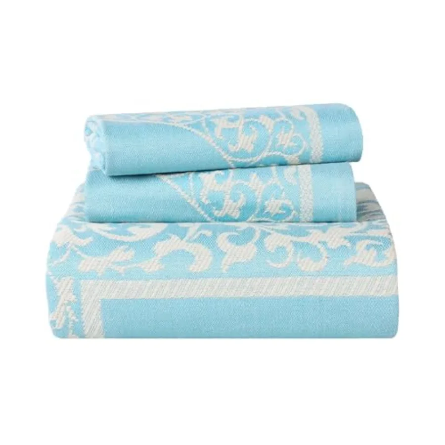 Cotton Blend Bedspread Set Includes 1 Tailored Bedspread and 2 Matching Pillow Shams Lightweight Blanket Bedding Decor Jacquard
Cotton Blend Bedspread Set Includes 1 Tailored Bedspread and 2 Matching Pillow Shams Lightweight Blanket Bedding Decor Jacquard