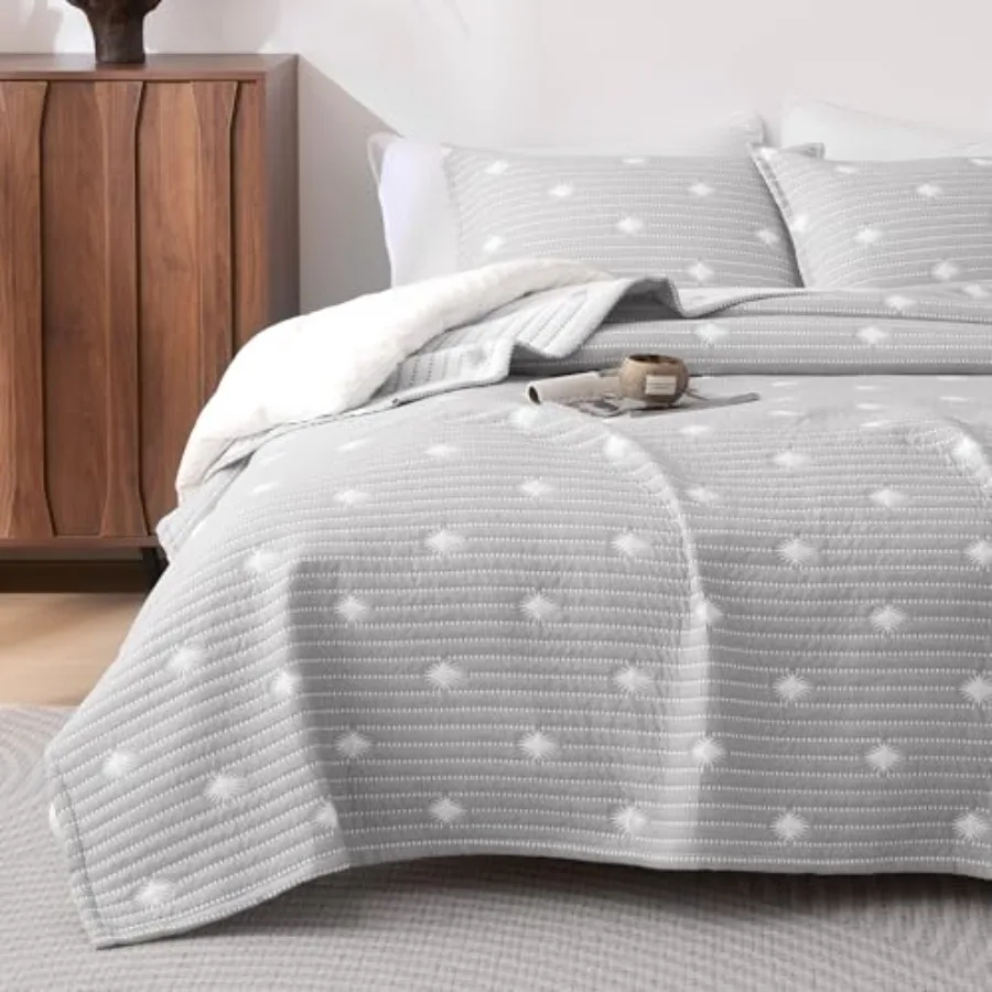 Twin Qulit Set Stripe Decorative Patterns Lightweight Jacquard Cotton Coverlets Reversible Bedspreads Bedding Set All Season wi
Twin Qulit Set Stripe Decorative Patterns Lightweight Jacquard Cotton Coverlets Reversible Bedspreads Bedding Set All Season wi