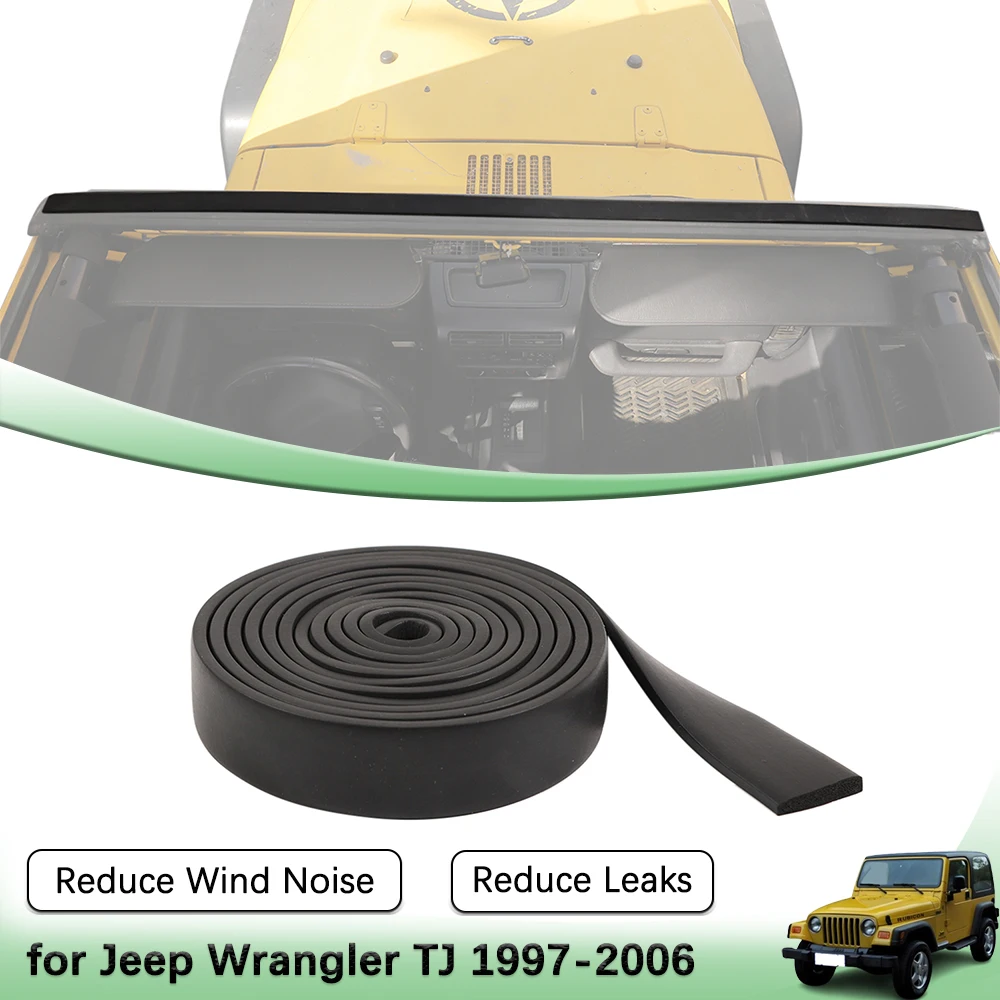 Roof Seal Rubber Strip for Jeep Wrangler TJ 1997-2006 Soft Top Weatherstrip Leak Seal Wind Noise Reduction Car Parts Accessories
Roof Seal Rubber Strip for Jeep Wrangler TJ 1997-2006 Soft Top Weatherstrip Leak Seal Wind Noise Reduction Car Parts Accessories