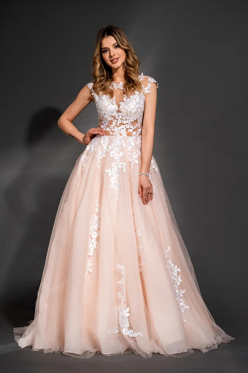 Customized Pink Tulle Off White Lace Appliques Prom Dresses Princess Formal Party Birthday Evening Gowns Quinceanera Dress
Customized Pink Tulle Off White Lace Appliques Prom Dresses Princess Formal Party Birthday Evening Gowns Quinceanera Dress