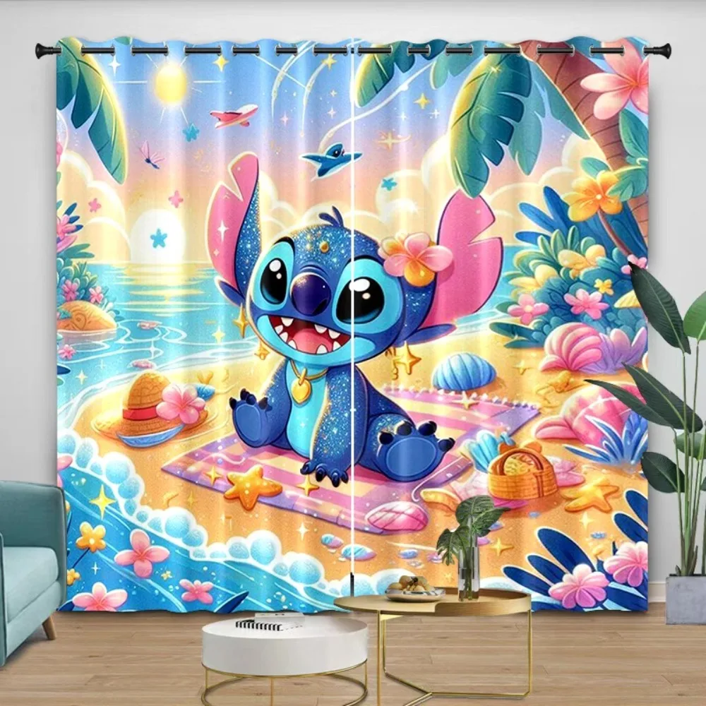2pcs Cartoon Stitch Blackout Curtain Home Cute Bedroom Decoration Kids Birthday Gift Thermal Insulation Sunscreen Curtain
2pcs Cartoon Stitch Blackout Curtain Home Cute Bedroom Decoration Kids Birthday Gift Thermal Insulation Sunscreen Curtain