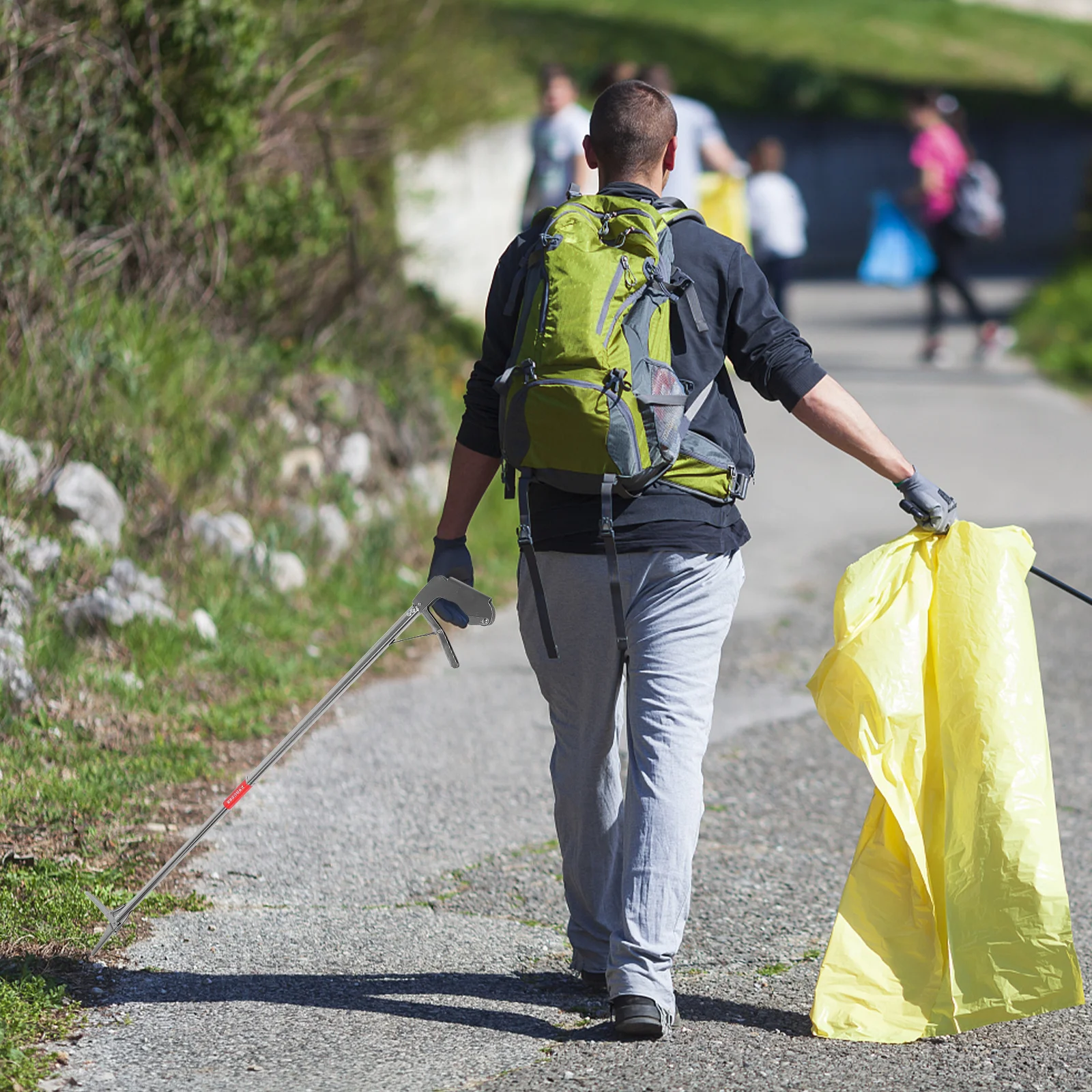 Snake Grabber Tool Stainless Steel Foldable Heavy Duty Extended Reach Tongs for Fishing Crab Reptile Catching Crab Claws
Snake Grabber Tool Stainless Steel Foldable Heavy Duty Extended Reach Tongs for Fishing Crab Reptile Catching Crab Claws