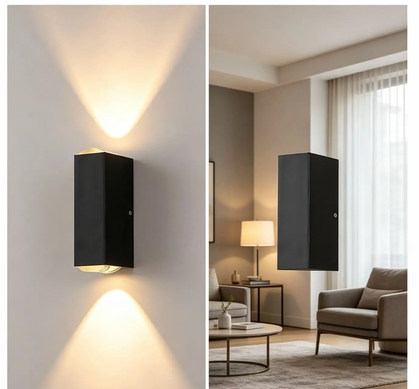 Outdoor Waterproof Wall Lamp Modern LED Lamp Aluminum Up Lower Light Wall Lamps Waterproof IP65 110V 220V Fixtures
Outdoor Waterproof Wall Lamp Modern LED Lamp Aluminum Up Lower Light Wall Lamps Waterproof IP65 110V 220V Fixtures