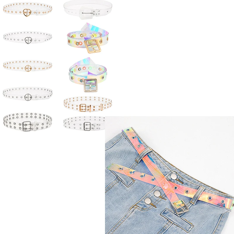 Fashion Transparent Waistband Women PVC Clear Round Square Heart Pin Buckle Wide Waist Belt Hot Girl Punk Waist Strap Streetwear
Fashion Transparent Waistband Women PVC Clear Round Square Heart Pin Buckle Wide Waist Belt Hot Girl Punk Waist Strap Streetwear