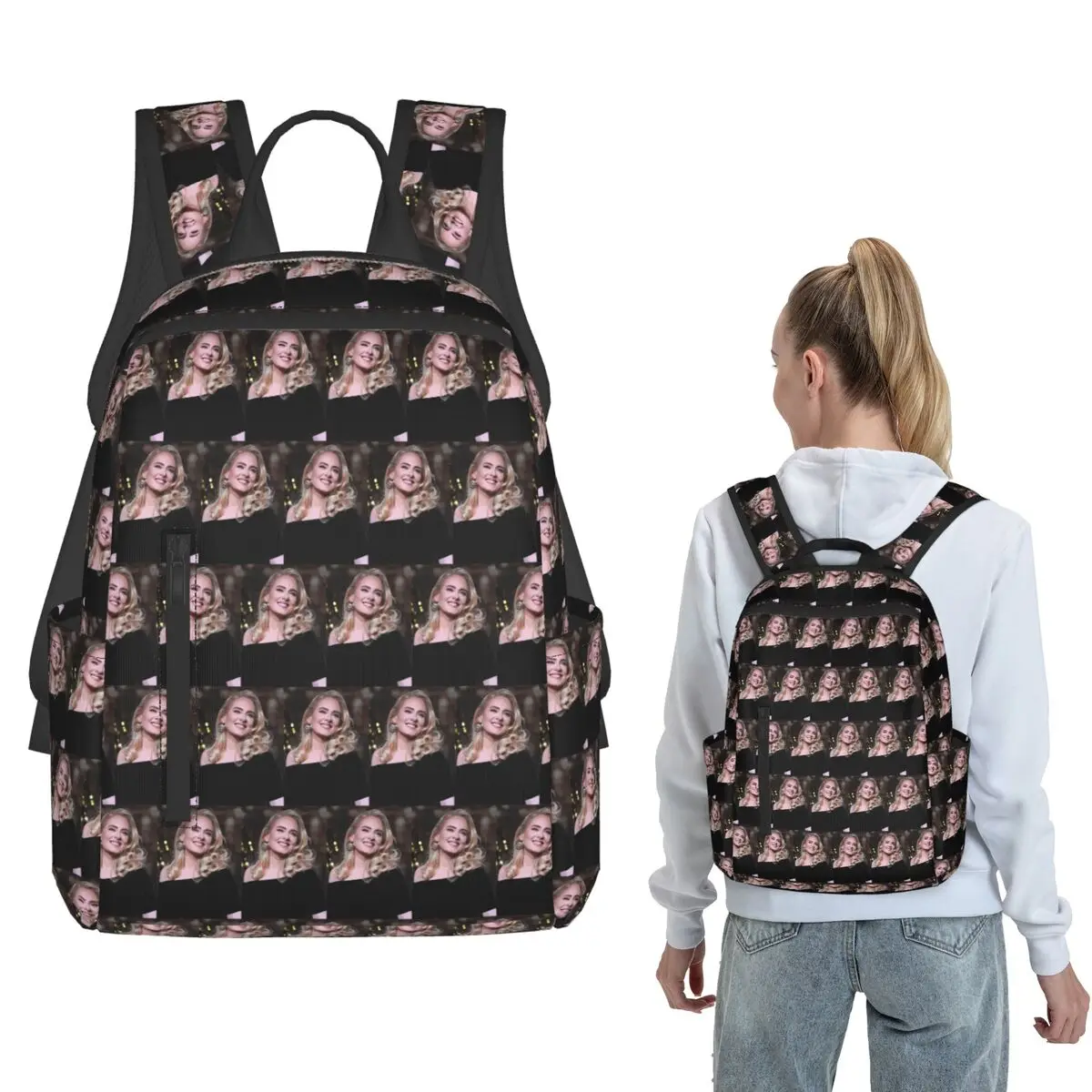 Adele Backpack Large Capacity Kids BookBag School Bag Shoulder Bags for Men Women
Adele Backpack Large Capacity Kids BookBag School Bag Shoulder Bags for Men Women