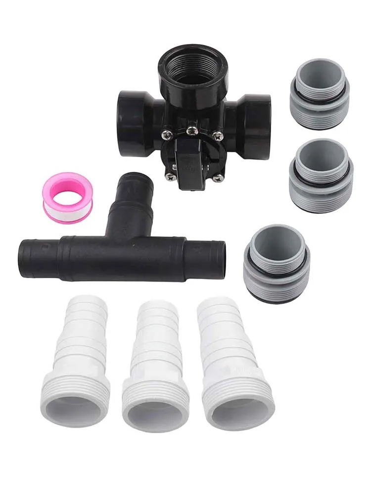 1Set 1.5in 3 Way Diverter Water Valve Garden Pool Diverter 4560 Hose Adapter Shut Off Ball Valve Raw Tape Swimming Pool Parts
1Set 1.5in 3 Way Diverter Water Valve Garden Pool Diverter 4560 Hose Adapter Shut Off Ball Valve Raw Tape Swimming Pool Parts