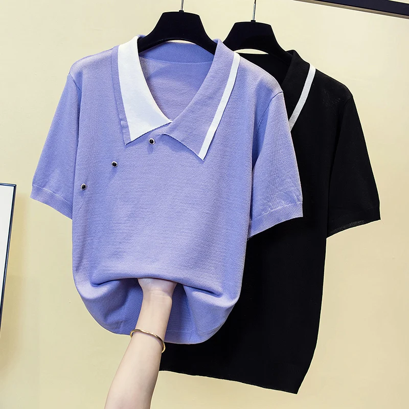 Summer Rhinestones Button Knitted Tops Pullovers Women Short Sleeve V-neck Thin Knitted Sweaters Sweet Fashion Knitwear Top
Summer Rhinestones Button Knitted Tops Pullovers Women Short Sleeve V-neck Thin Knitted Sweaters Sweet Fashion Knitwear Top