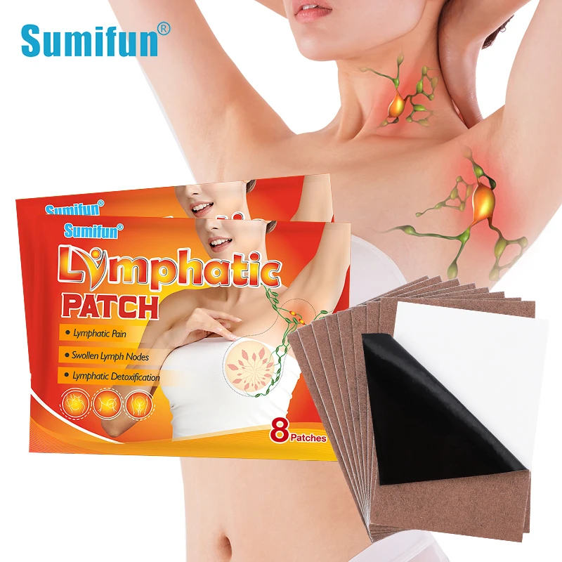 8Pc Sumifun Lymphatic Detox Patch Herbal Detox beauty-health Swollen Lymph Neck Breast Medical Plaster Anti-Swelling Health Care
8Pc Sumifun Lymphatic Detox Patch Herbal Detox beauty-health Swollen Lymph Neck Breast Medical Plaster Anti-Swelling Health Care