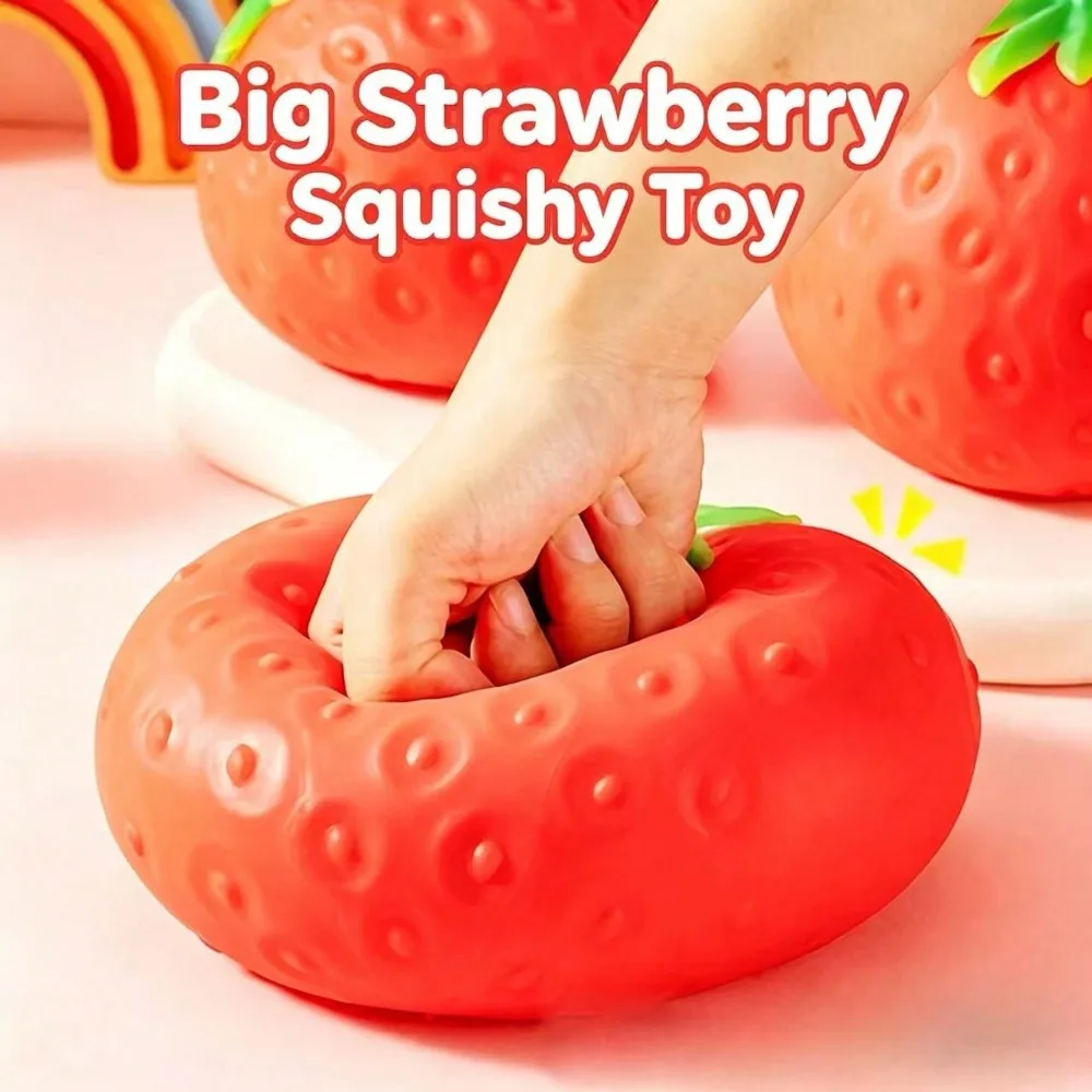 1pc Jumbo Squishy Stress Relief Toy, Simulated Strawberry Powder Fruit Squeeze Decompression Gadget
1pc Jumbo Squishy Stress Relief Toy, Simulated Strawberry Powder Fruit Squeeze Decompression Gadget