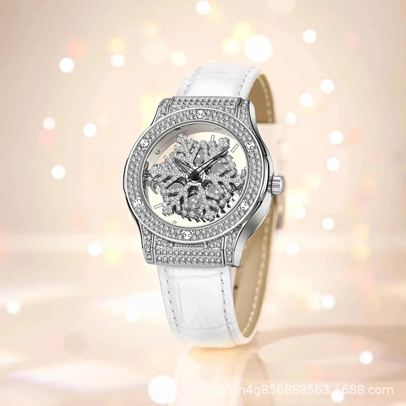 Counter Watch Women's Rotating Snowflake Hexagonal Star Light Luxury Versatile Fashion Simple Temperament Exquisite Watch
Counter Watch Women's Rotating Snowflake Hexagonal Star Light Luxury Versatile Fashion Simple Temperament Exquisite Watch