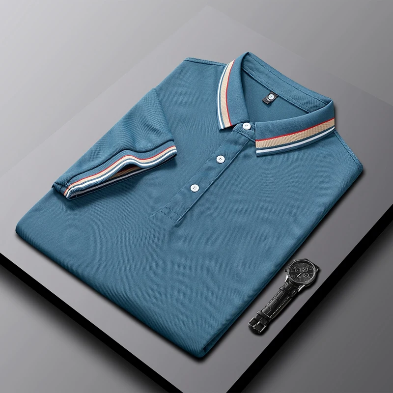 Casual Summer Brand Men Business Polo Shirts Hot Selling Clothing Breathable Short Sleeve Lapel 8 Colors T-Shirt Size M-5XL
Casual Summer Brand Men Business Polo Shirts Hot Selling Clothing Breathable Short Sleeve Lapel 8 Colors T-Shirt Size M-5XL