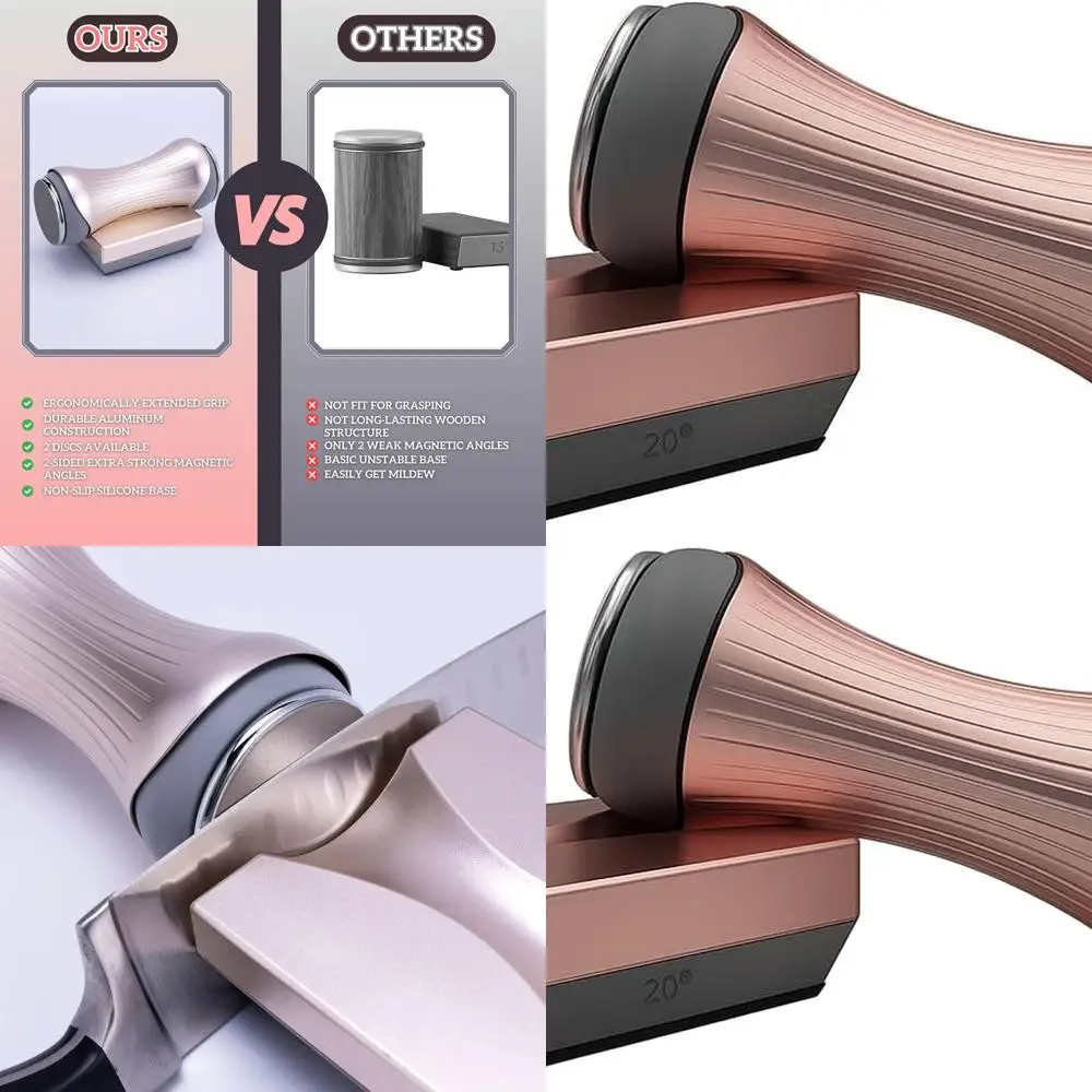 15 ° /18 ° Двухугольная точилка для ножей | Ручка из алюминиевого сплава | Алмазная заточка зернистостью 360 и 600 | Противоскользящий эргономичный дизайн | Pi
15 ° /18 ° Двухугольная точилка для ножей | Ручка из алюминиевого сплава | Алмазная заточка зернистостью 360 и 600 | Противоскользящий эргономичный дизайн | Pi