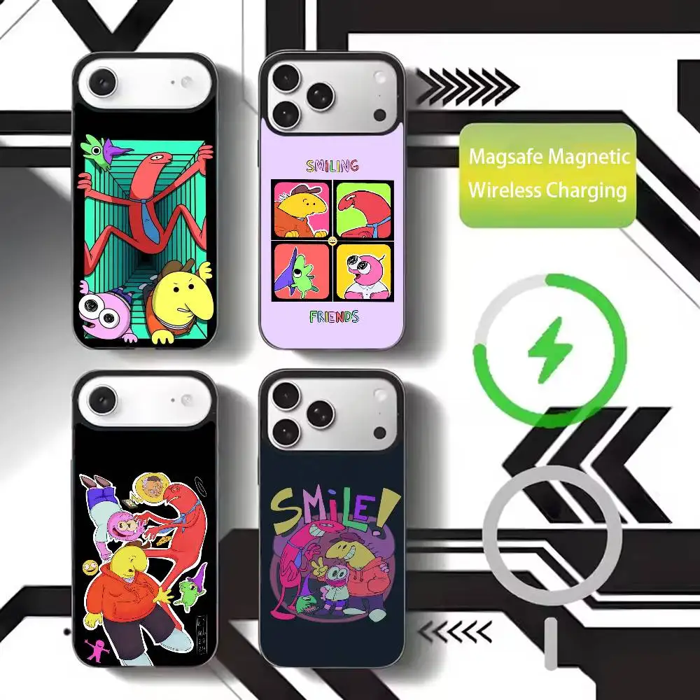 S-Smiling F-Friends Phone Case For iPhone17,16,15,14,13,12,11 Plus,Pro Max Magnetic For Magsafe Wireless Charging
S-Smiling F-Friends Phone Case For iPhone17,16,15,14,13,12,11 Plus,Pro Max Magnetic For Magsafe Wireless Charging