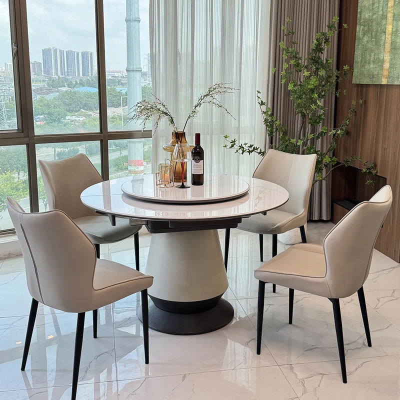 &c Sintered Stone Turntable Modern Oval Foldable Eco-Friendly Handmade Dining Table Stainless Steel Legs for Dining Room
&c Sintered Stone Turntable Modern Oval Foldable Eco-Friendly Handmade Dining Table Stainless Steel Legs for Dining Room
