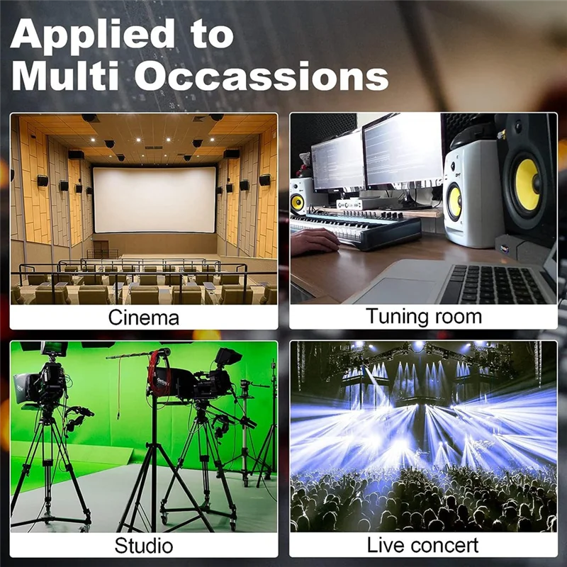 1Pair 4-Channel 3-Pin XLR Audio and DMX over Network Cable Extender, DMX512 Network Signal Extender 1 Male+1 Female ABVD
1Pair 4-Channel 3-Pin XLR Audio and DMX over Network Cable Extender, DMX512 Network Signal Extender 1 Male+1 Female ABVD