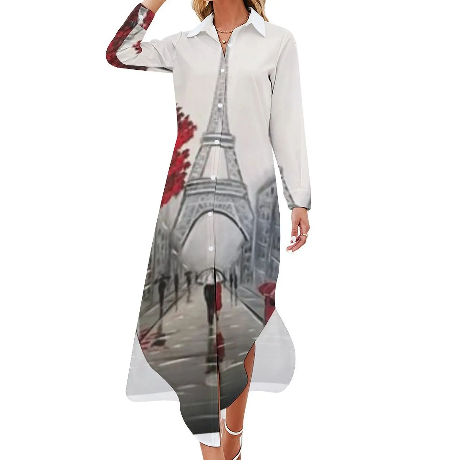 french design Long Sleeved Shirt Dress dresses for official occasions Clothing female
french design Long Sleeved Shirt Dress dresses for official occasions Clothing female