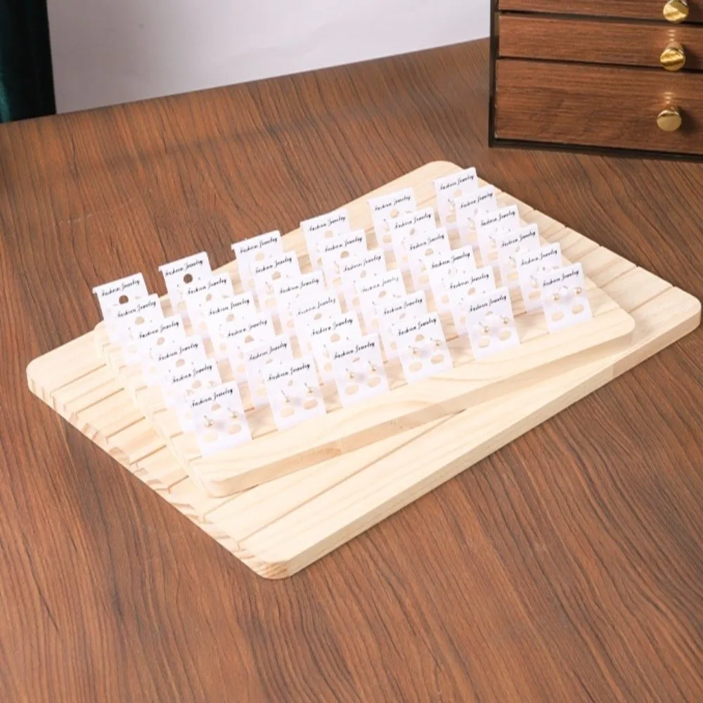 Solid Wood Earring Necklace Display Counter Large Capacity Premium Earring and Ring Organizer Save Space Decoration
Solid Wood Earring Necklace Display Counter Large Capacity Premium Earring and Ring Organizer Save Space Decoration