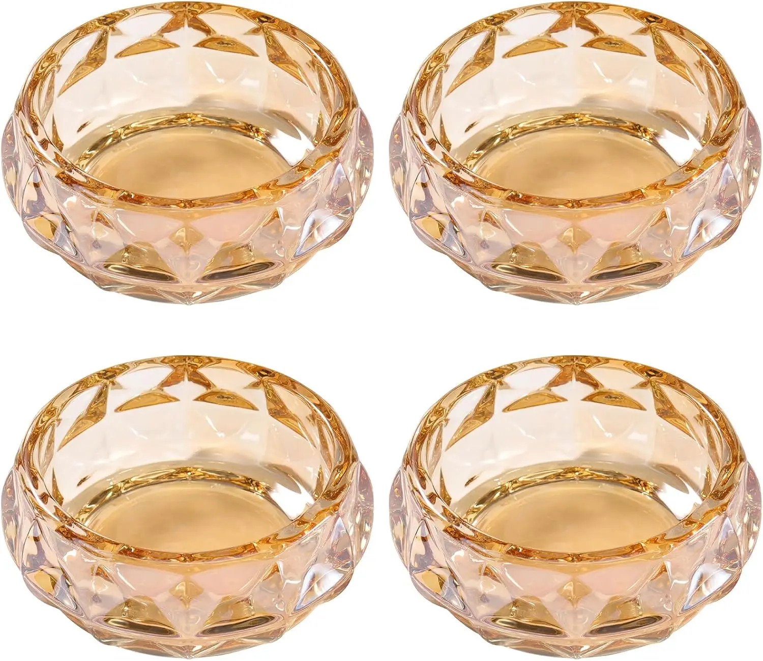 4-Pack Round Crystal Glass Trays for Home & Office - Heavy Duty Decorative Ash Trays Indoor Outdoor Use
4-Pack Round Crystal Glass Trays for Home & Office - Heavy Duty Decorative Ash Trays Indoor Outdoor Use