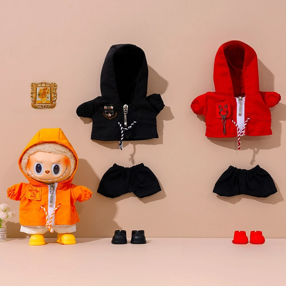 Winter Warm Hooded Sweatshirt And Parka Set for 17cm Labubu Doll Kitty Doll Outfit Autumn Winter Clothes Suitable for Plush Toys
Winter Warm Hooded Sweatshirt And Parka Set for 17cm Labubu Doll Kitty Doll Outfit Autumn Winter Clothes Suitable for Plush Toys