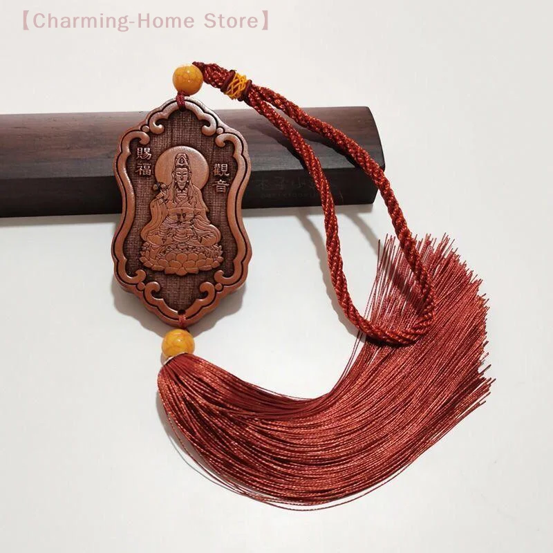 Wooden Carved Guanyin Ornament Chinese Traditional Peach Wood Car Pendant All The Best Rearview Mirror Interior Wooden Art Craft
Wooden Carved Guanyin Ornament Chinese Traditional Peach Wood Car Pendant All The Best Rearview Mirror Interior Wooden Art Craft