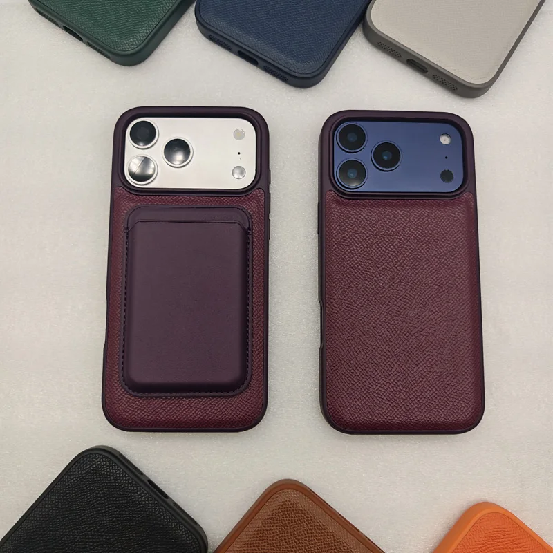 Burgundy Designer Epsom PU Leather Magnetic Phone Case Anti Fingerprint Shockproof Protective Cover for iPhone 16 Pro17 Pro Max
Burgundy Designer Epsom PU Leather Magnetic Phone Case Anti Fingerprint Shockproof Protective Cover for iPhone 16 Pro17 Pro Max
