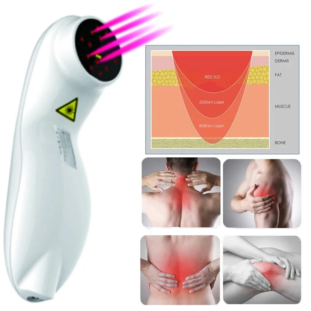 Cold Laser Therapy Device for Knee Joint Muscle Pain Relief Sports Injury Sciatica Tennis Elbow Physiotherapy Pain Management
Cold Laser Therapy Device for Knee Joint Muscle Pain Relief Sports Injury Sciatica Tennis Elbow Physiotherapy Pain Management
