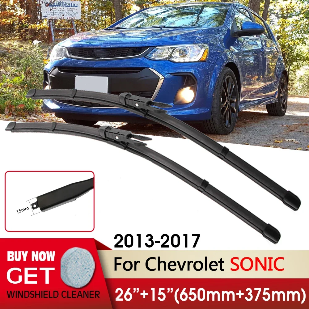 Car Wiper Front Wiper Blade 26"+15" For Chevrolet SONIC 2013-2017 Fit Pinch Tab Arm Windshield Windscreen Front Window
Car Wiper Front Wiper Blade 26"+15" For Chevrolet SONIC 2013-2017 Fit Pinch Tab Arm Windshield Windscreen Front Window