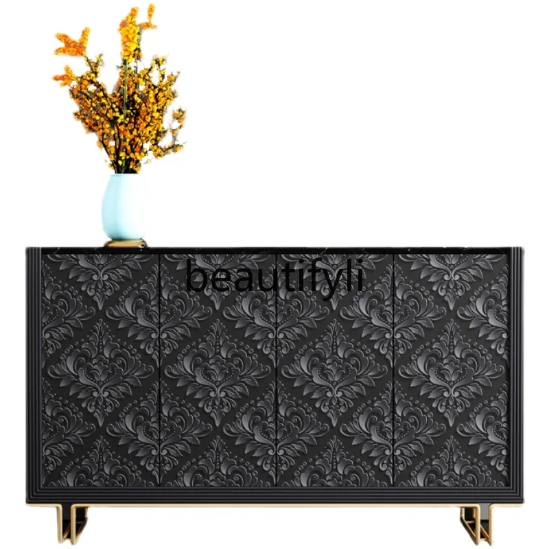 Light luxury door cabinet marble entrance door shoe cabinet door integrated against the wall large-capacity locker
Light luxury door cabinet marble entrance door shoe cabinet door integrated against the wall large-capacity locker