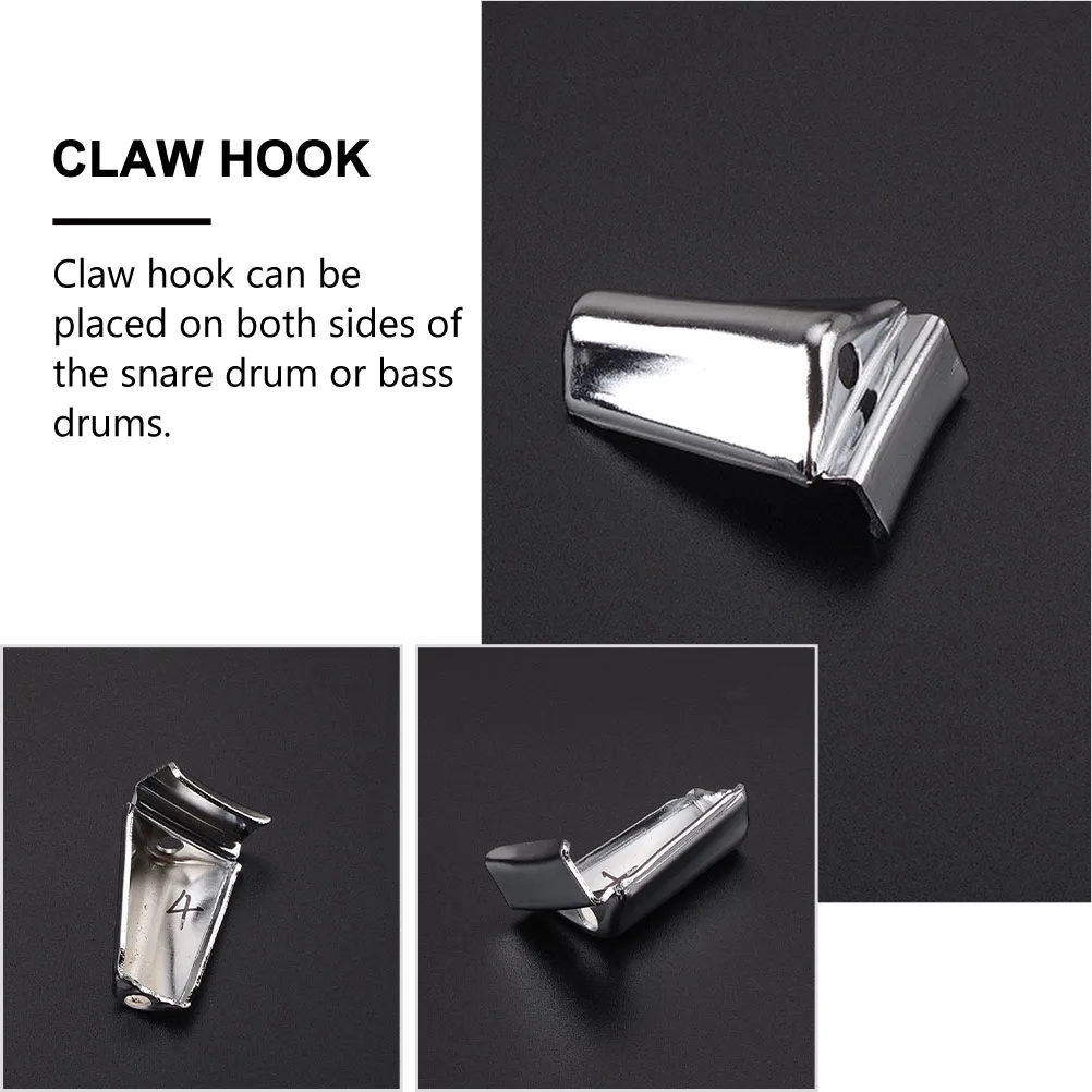 2pcs Iron Drum Hook Accessories Durable Claw Replacement Bass Mount Parts Long Lasting Metal Hardware Drum Mount Kit
2pcs Iron Drum Hook Accessories Durable Claw Replacement Bass Mount Parts Long Lasting Metal Hardware Drum Mount Kit