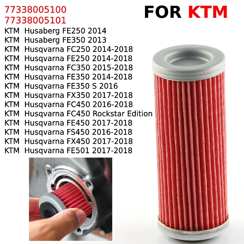 For KTM Husaberg FE250 FE350 FC250 FE250 FC350 FE350 FE350 Motorcycle Oil Filter High Performance Filtration Paper Engine Parts
For KTM Husaberg FE250 FE350 FC250 FE250 FC350 FE350 FE350 Motorcycle Oil Filter High Performance Filtration Paper Engine Parts