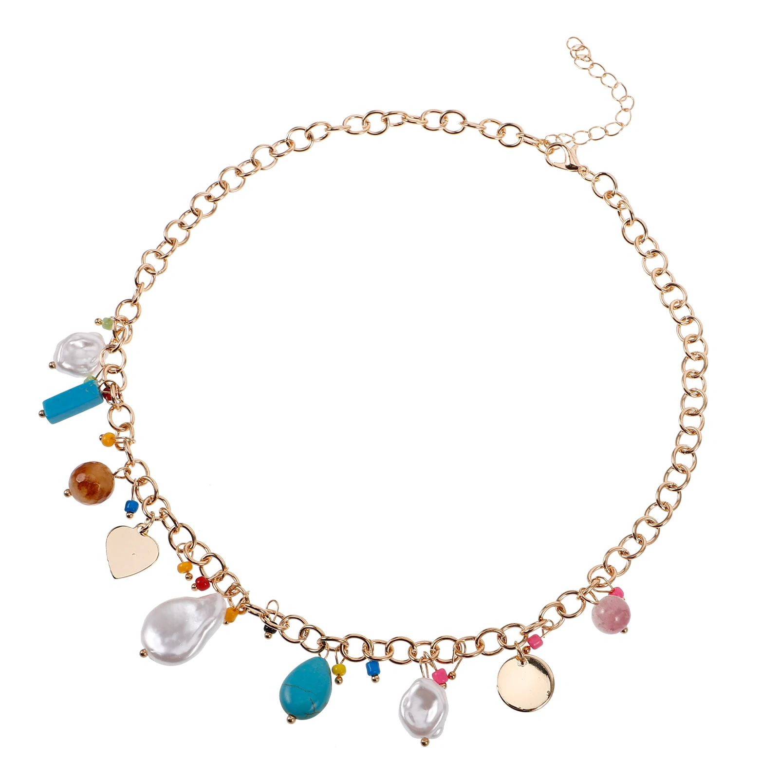 Irregular Pearl Choker Necklace For Women Summer Beach Shell Boho Pendant Imitation Jewelry Assorted Colors Lightweight Natural
Irregular Pearl Choker Necklace For Women Summer Beach Shell Boho Pendant Imitation Jewelry Assorted Colors Lightweight Natural