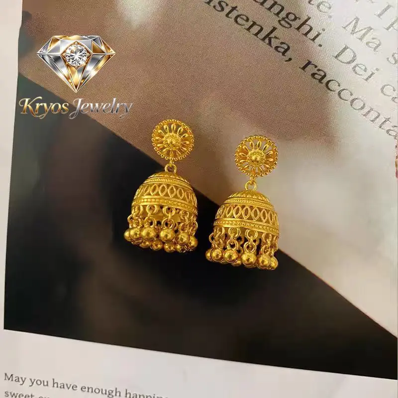 Kryos Jewelry Women's 24K Gold (AU999) Bohemian Tassel Earrings | Gold-inlaid feather root, hammered texture with adjustable tas
Kryos Jewelry Women's 24K Gold (AU999) Bohemian Tassel Earrings | Gold-inlaid feather root, hammered texture with adjustable tas