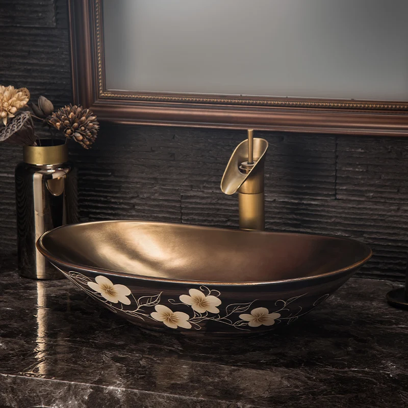 Good China Artistic Procelain Handmade Ceramic Lavabo Bathroom Sink art top wash basin
Good China Artistic Procelain Handmade Ceramic Lavabo Bathroom Sink art top wash basin