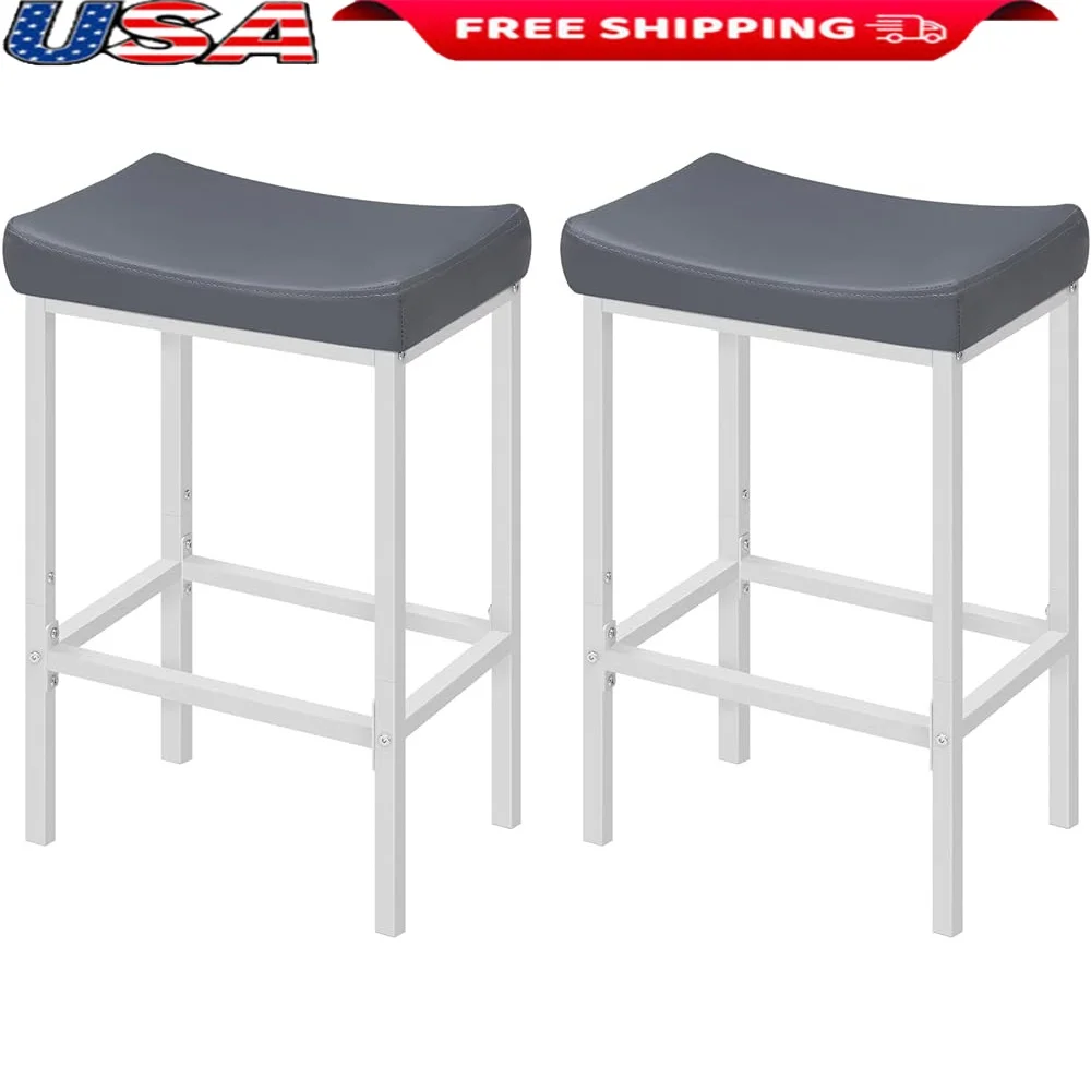 Bar Stools Set of 2 Saddle Chairs Ergonomic Comfort Iron Frame High Density Upholstery Space Saving Modern Design Installation
Bar Stools Set of 2 Saddle Chairs Ergonomic Comfort Iron Frame High Density Upholstery Space Saving Modern Design Installation