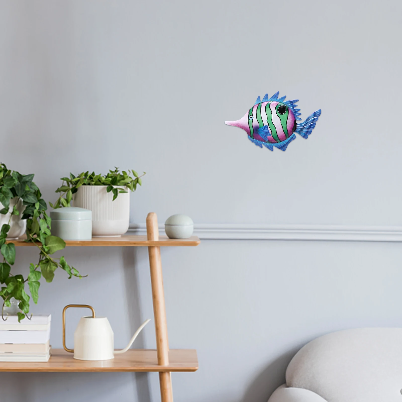 2 pcs Fish Wall Decor Hanging Metal naments Lifelike Bedroom Living Room Office Kitchen Garden Yard Art Gifts
2 pcs Fish Wall Decor Hanging Metal naments Lifelike Bedroom Living Room Office Kitchen Garden Yard Art Gifts