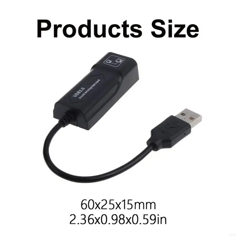 N84B USB to Ethernet Adapter 100Mbps Ethernet Adapter USB 2.0 to RJ45 LAN Networking
N84B USB to Ethernet Adapter 100Mbps Ethernet Adapter USB 2.0 to RJ45 LAN Networking