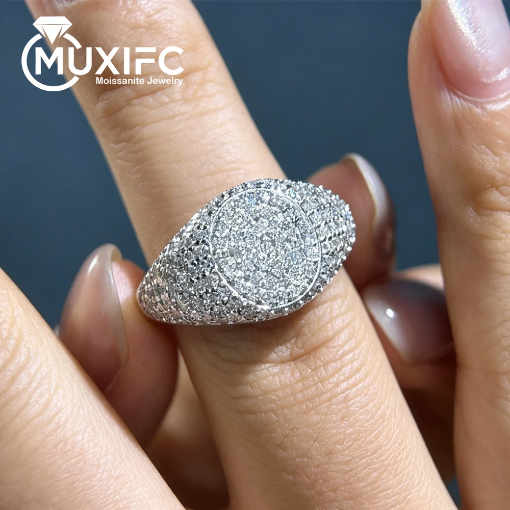 925 Sterling Silver Full Moissanite Ring for Women Men D Color Lab Diamond Hip Hop Cool Ring Unisex Eternity Finger Jewelry Gift
925 Sterling Silver Full Moissanite Ring for Women Men D Color Lab Diamond Hip Hop Cool Ring Unisex Eternity Finger Jewelry Gift