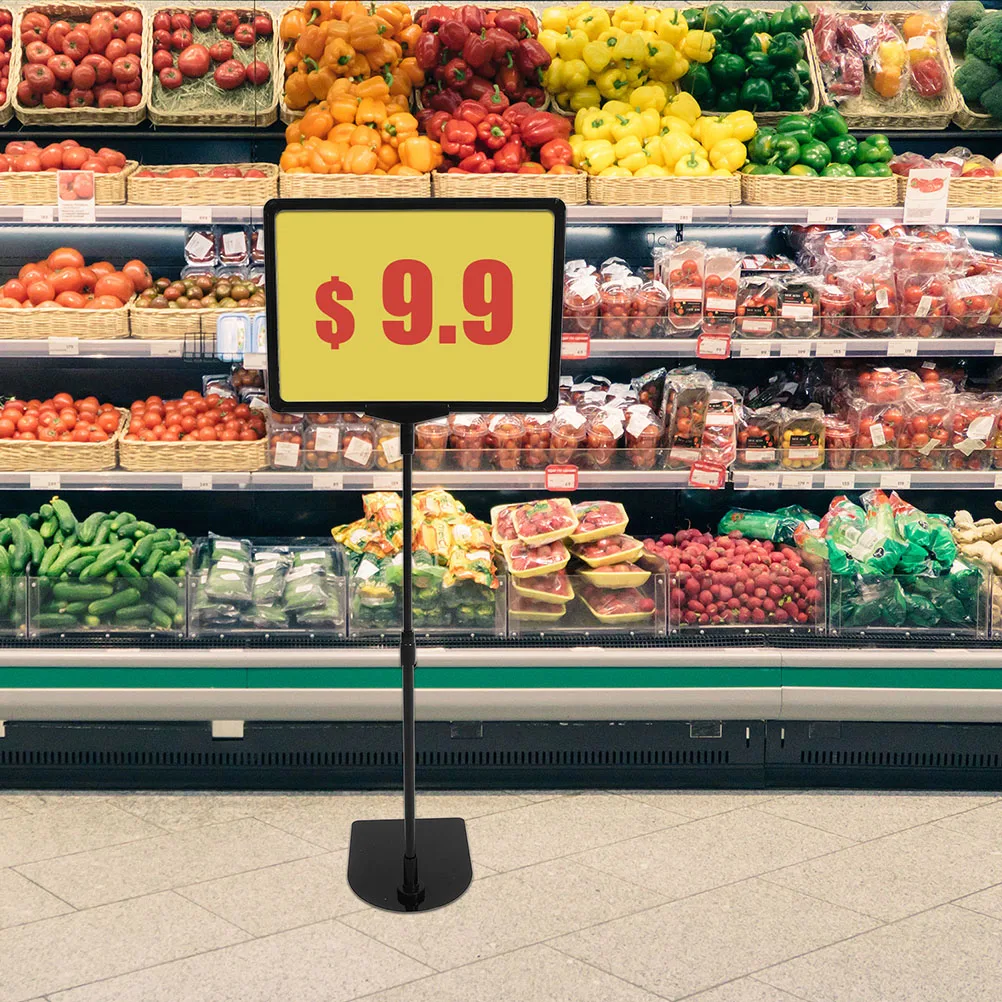 2 Sets Promotional Sign Display Black Floor Using Supermarket Price Board Price Tags Holder Store Display Plastic Sign Holder
2 Sets Promotional Sign Display Black Floor Using Supermarket Price Board Price Tags Holder Store Display Plastic Sign Holder
