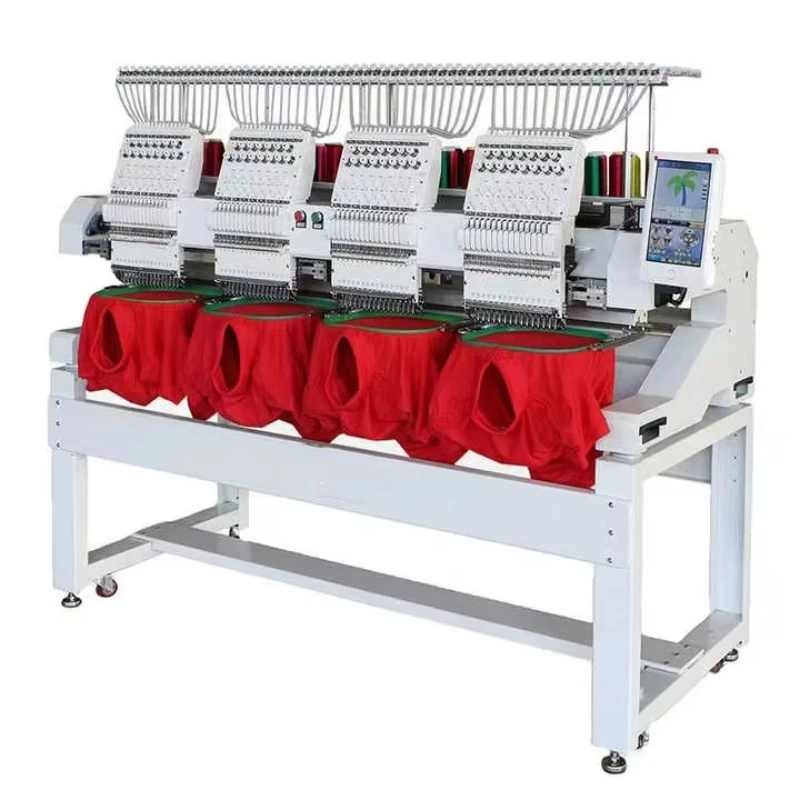 Computerized 12/15 Needles 4 Heads Embroidery Machine for T-shirt/bags/socks/CAPS/flat Materials
Computerized 12/15 Needles 4 Heads Embroidery Machine for T-shirt/bags/socks/CAPS/flat Materials