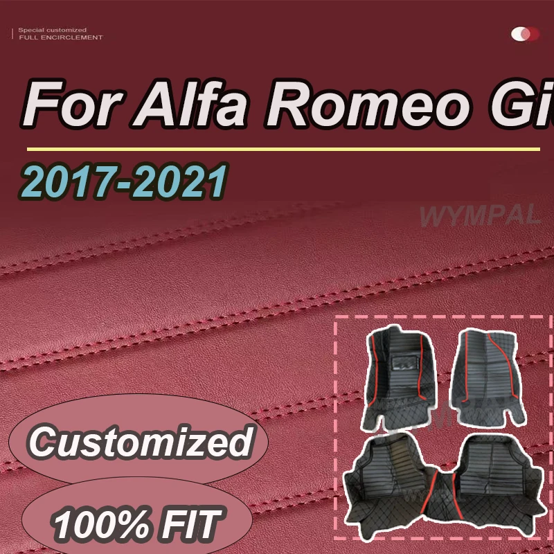 LUXURY Carpets For Alfa Romeo Giulia 2021 2020 2019 2018 2017 Car Floor Mats Custom Styling Auto Interior Accessories Foot Pads
LUXURY Carpets For Alfa Romeo Giulia 2021 2020 2019 2018 2017 Car Floor Mats Custom Styling Auto Interior Accessories Foot Pads