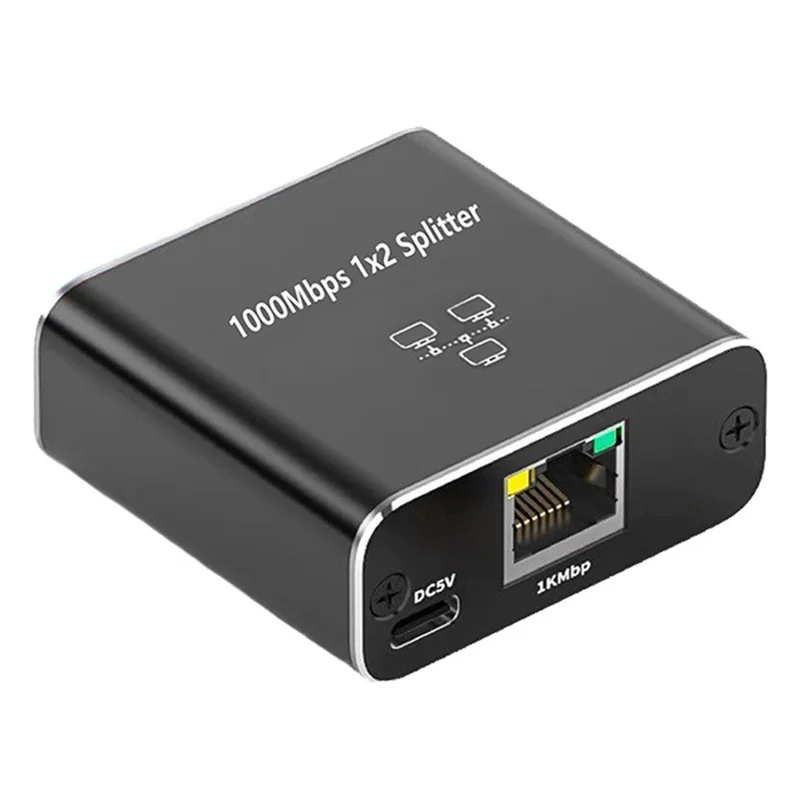 1000Mbps Network Splitter Ethernet Splitter For 2 PC Laptop Network RJ45 Splitter 1 In 2 Out Gigabite Ethernet Splitter
1000Mbps Network Splitter Ethernet Splitter For 2 PC Laptop Network RJ45 Splitter 1 In 2 Out Gigabite Ethernet Splitter
