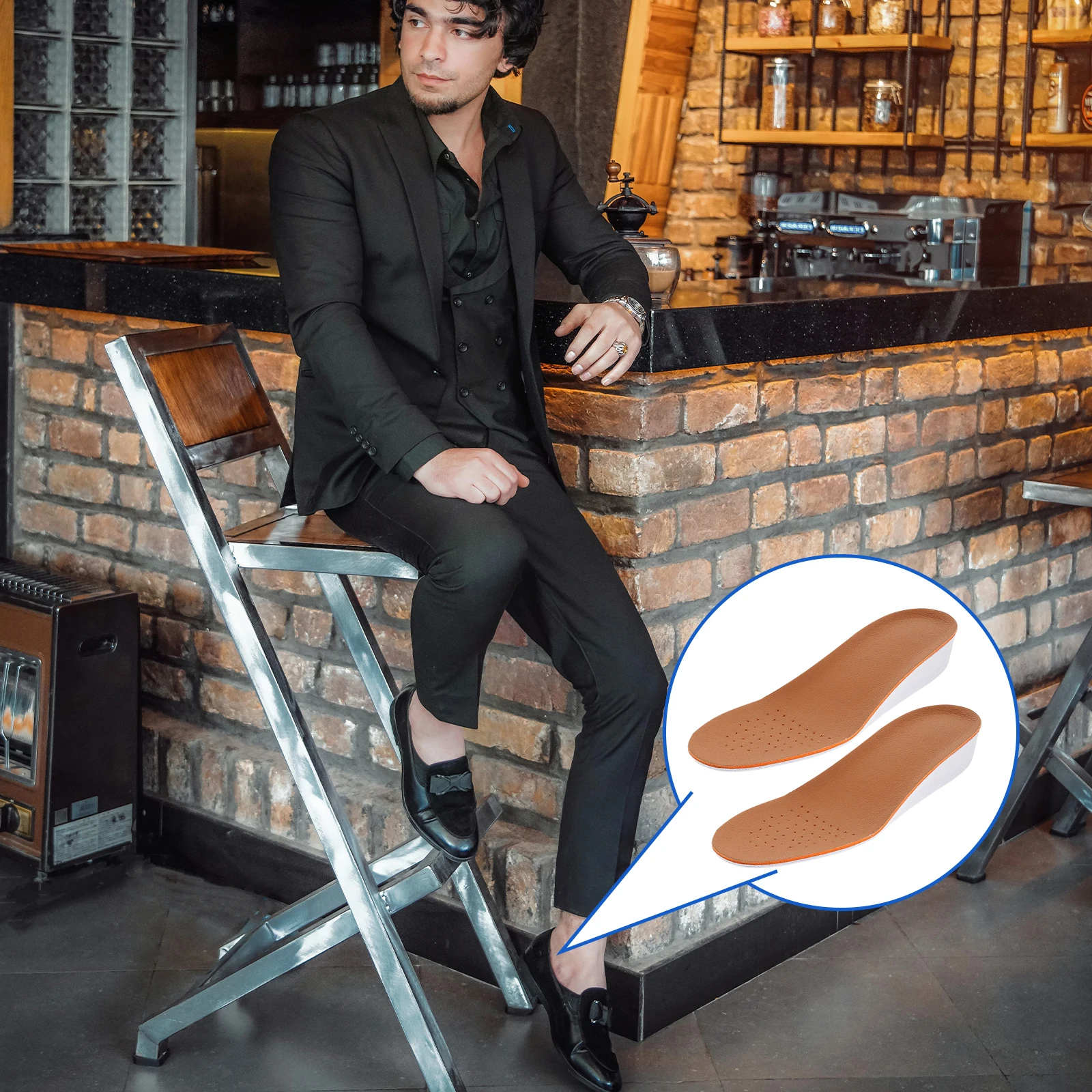 1 Pair of Shoe Lifts Breathable Height Increase Shoe Pads Pig Skin Shoe Cushion for Women Men Size S (3.5cm)
1 Pair of Shoe Lifts Breathable Height Increase Shoe Pads Pig Skin Shoe Cushion for Women Men Size S (3.5cm)