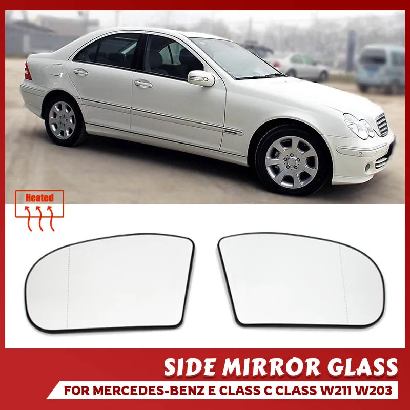 Side Rearview Mirror Glass Heater Anti-fog Defrosting Door Wing Mirror Sheet For Mercedes-Benz E C-Class W211 W203 01-07
Side Rearview Mirror Glass Heater Anti-fog Defrosting Door Wing Mirror Sheet For Mercedes-Benz E C-Class W211 W203 01-07
