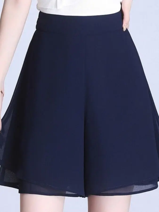 High Waist Wide Leg Pants Women's Summer Casual Loose Fitted Thin Short Skirt Pants Draping Slimming Trendy Polyester Fiber
High Waist Wide Leg Pants Women's Summer Casual Loose Fitted Thin Short Skirt Pants Draping Slimming Trendy Polyester Fiber