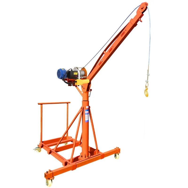 Mobile Small Crane Home Electric Telescopic Boom Construction Jib Hoist Lifting Portable Mini Crane Lift
Mobile Small Crane Home Electric Telescopic Boom Construction Jib Hoist Lifting Portable Mini Crane Lift