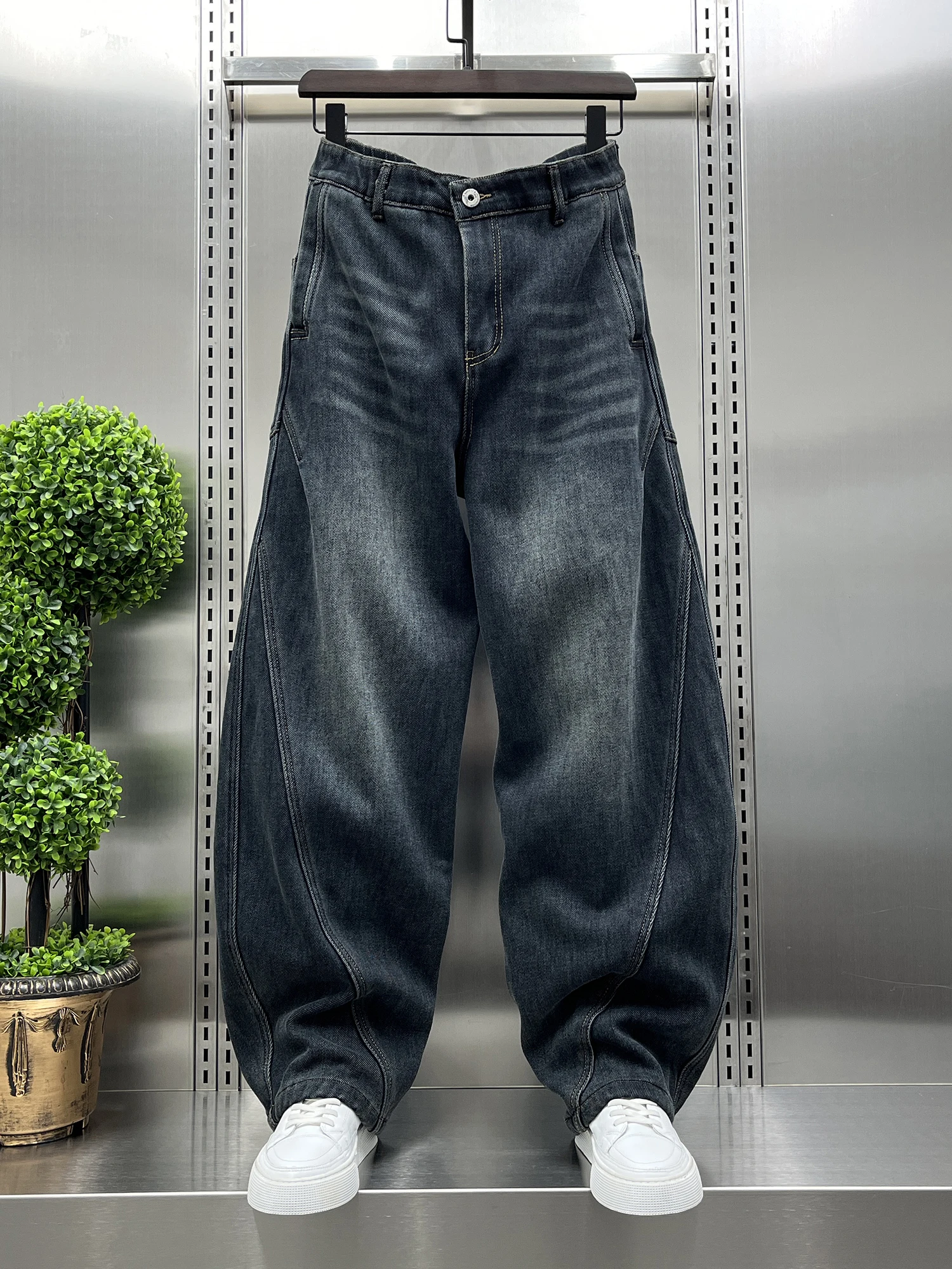 Мужские джинсы с подкладкой, свободного кроя, с складками-«ножицами», прямые, длинные, молодежные, модные, осенне-зимние, новинка
Мужские джинсы с подкладкой, свободного кроя, с складками-«ножицами», прямые, длинные, молодежные, модные, осенне-зимние, новинка